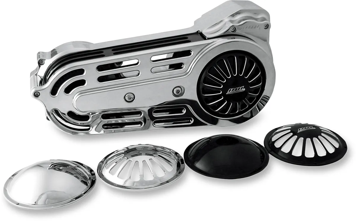 Belt Drives Ltd EV-700B 2in. Belt Drive Kit with Changeable Domes - Black