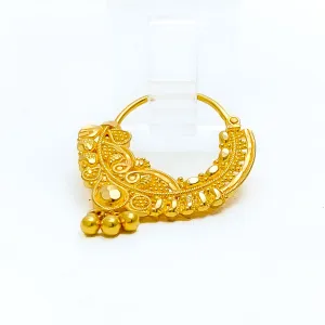 Bespoke Grandiose 22k Gold Nose Ring