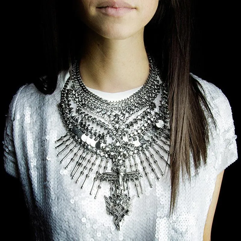 Big Vintage Statement Necklace