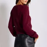 Bishop   Young Mateo Twist Front Sweater