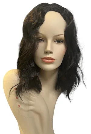 Black Shoulder Length Loose Wave Wig