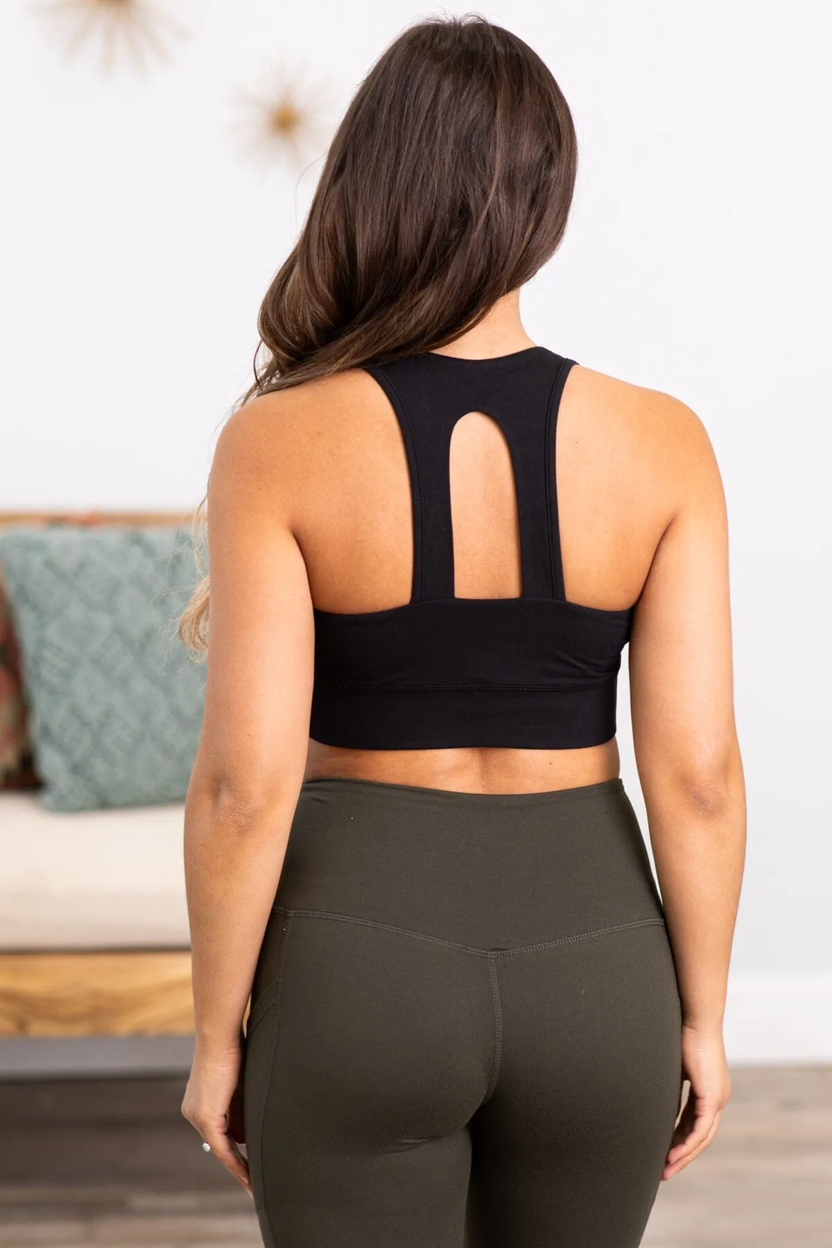 Black Sports Bra