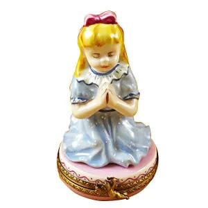 Blond Girl Praying