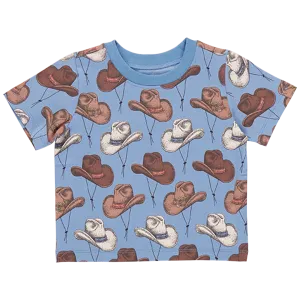Blue Rooster Kids Organic Tee - Cowboy Hats