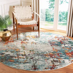 Brand new Chic Safavieh 5 Foot Round Area Rug! Made in Turkey! Stain & Fade Resistant!