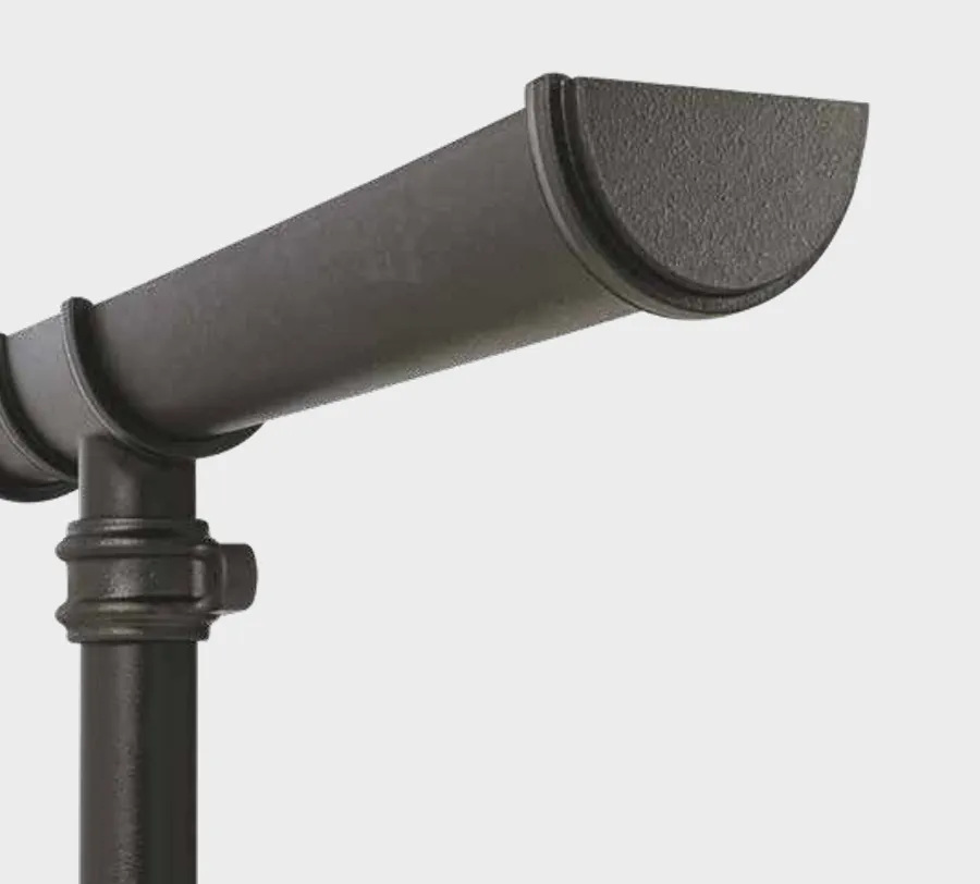 Brett Martin Deepstyle 115mm Cascade Cast Iron Effect 135° Gutter Angle (BR079CI)