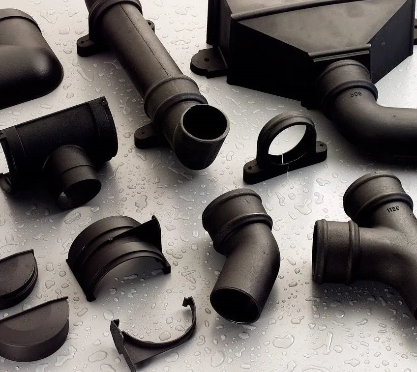 Brett Martin Deepstyle 115mm Cascade Cast Iron Effect Internal Stopend (BR076CI)