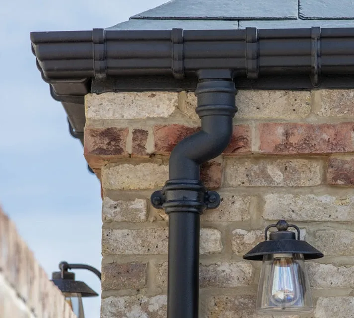 Brett Martin Round 68mm Cast Iron Effect 112.5° Spigot Bend (BR209CI)