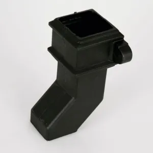 Brett Martin Square 65mm Cast Iron Effect Anti Splash Shoe with Lugs (BR512LCI)