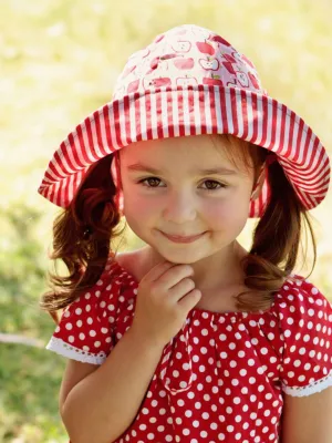 Bridgette Wide Brim Hat Classic Apple