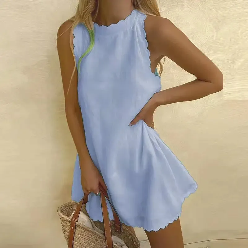 BROOKELYN - MODERN SLEEVELESS STATEMENT DRESS