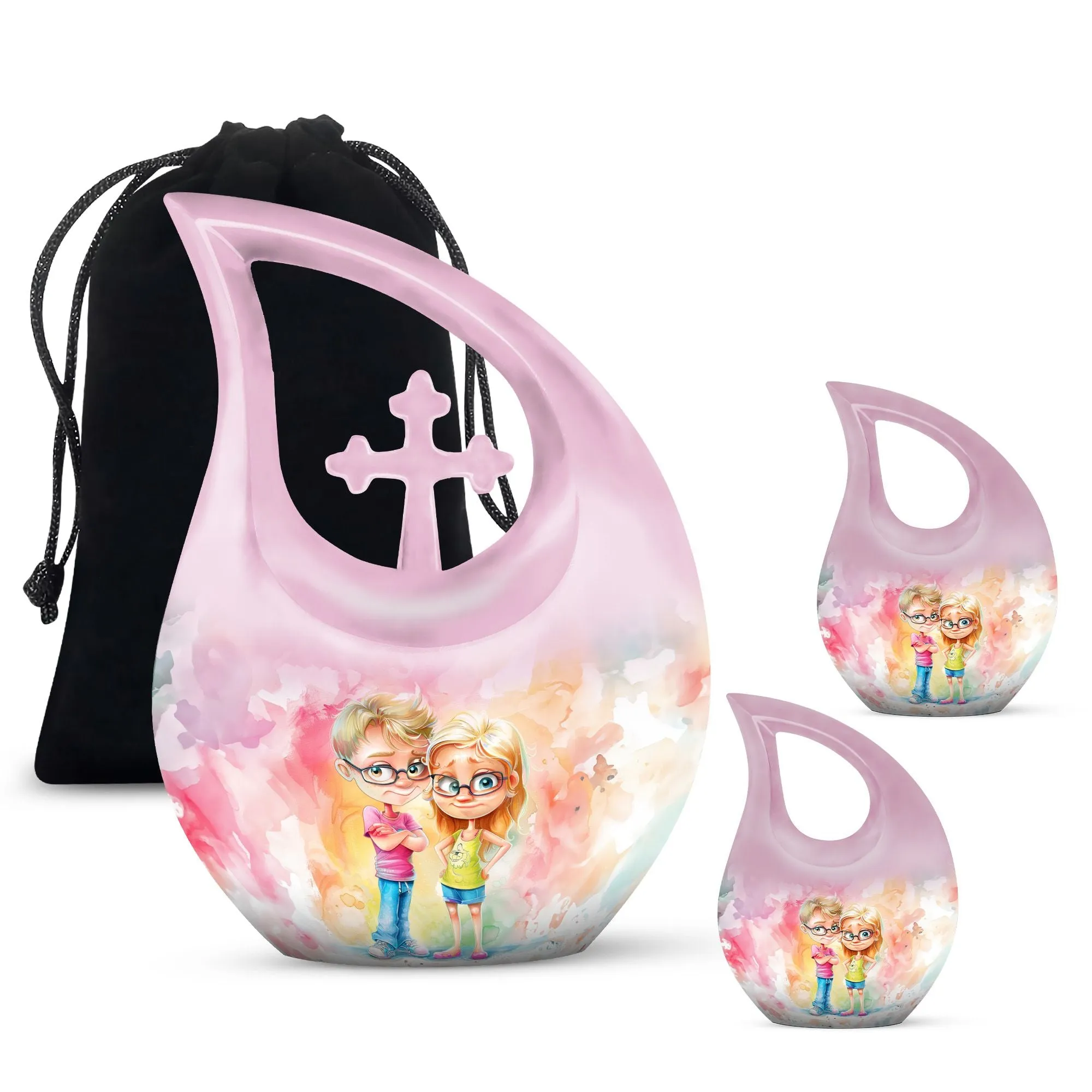 Brother and Sister Memorial Extra Large Cremation Urn