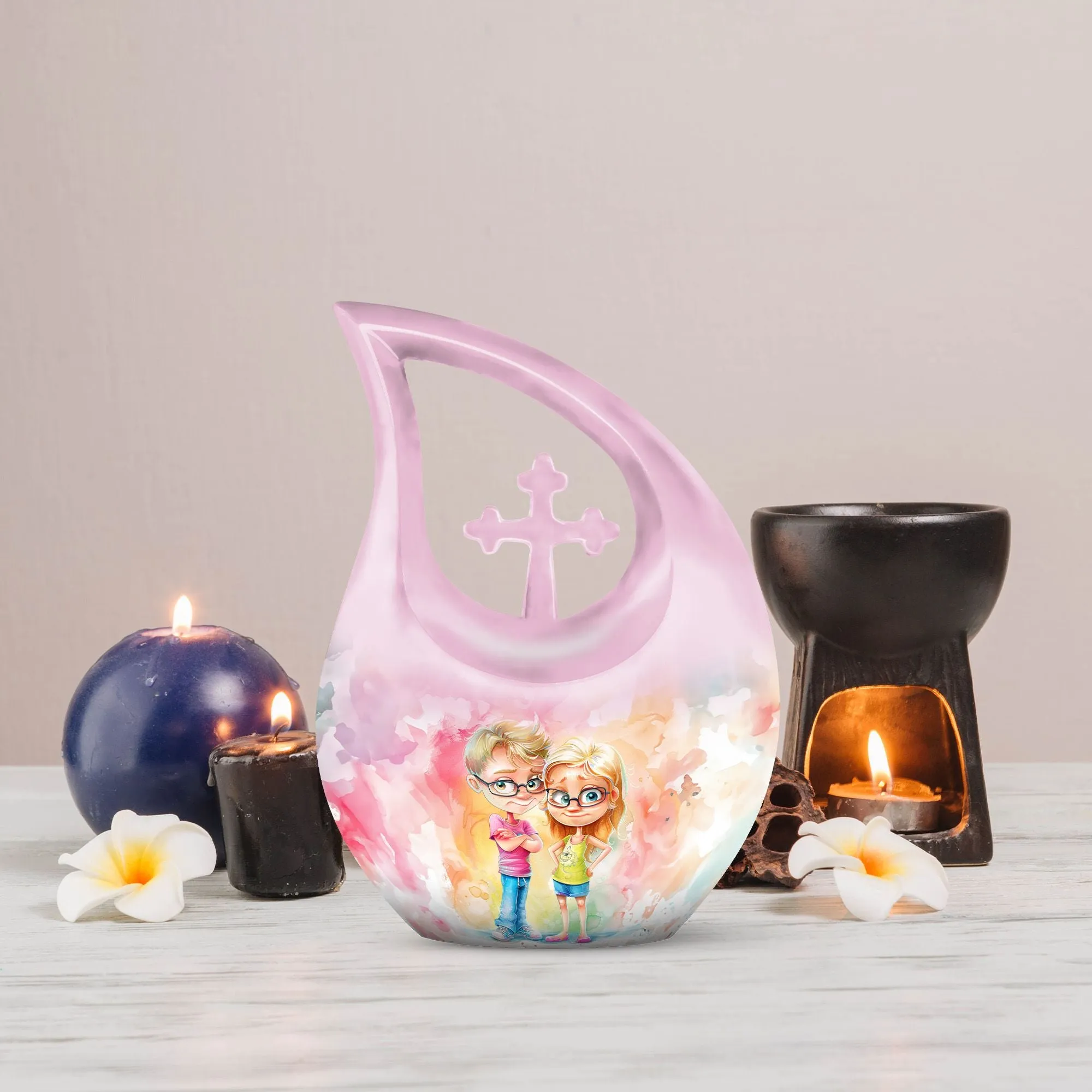 Brother and Sister Memorial Extra Large Cremation Urn