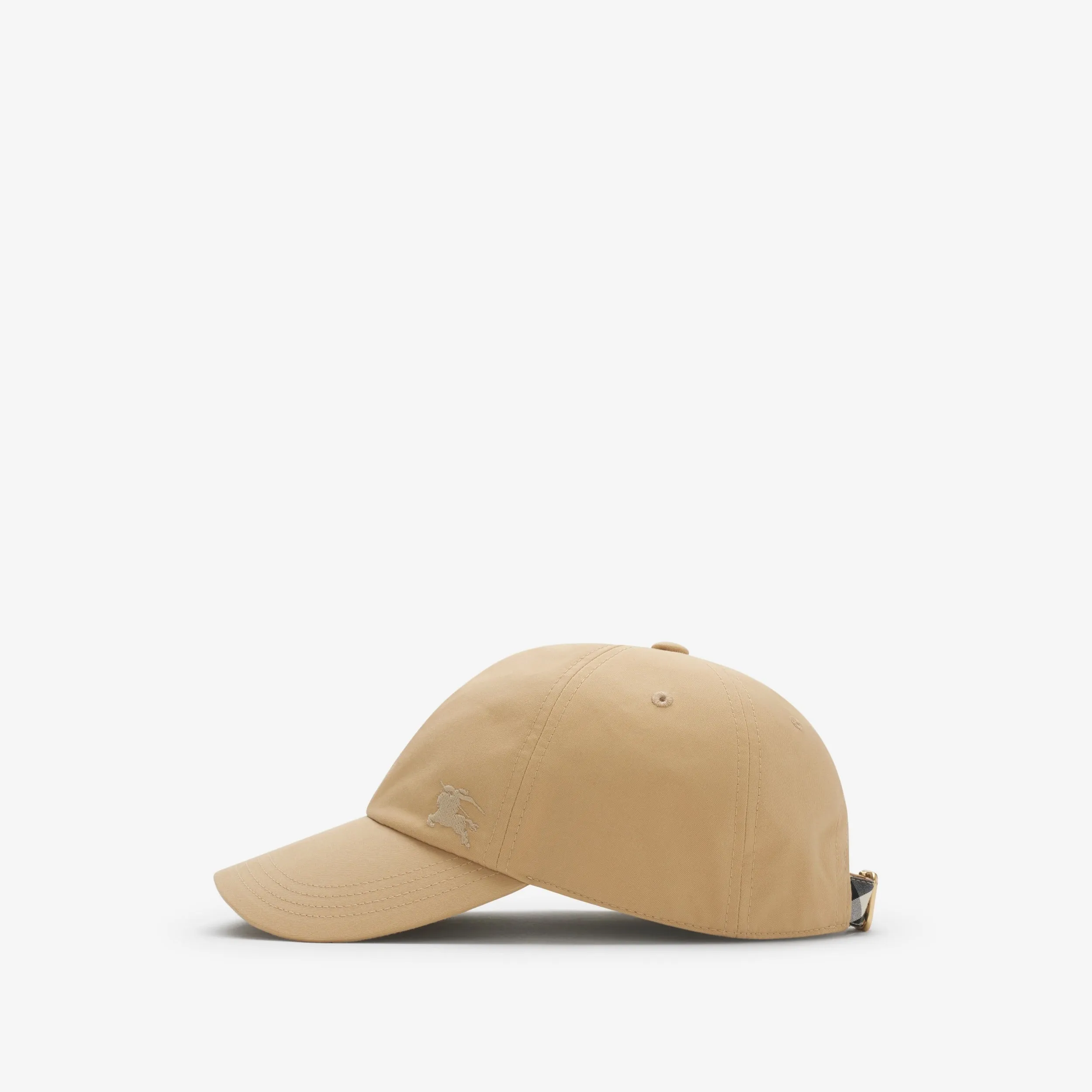 Burberry Gabardine Baseball Cap in Flax/Sand