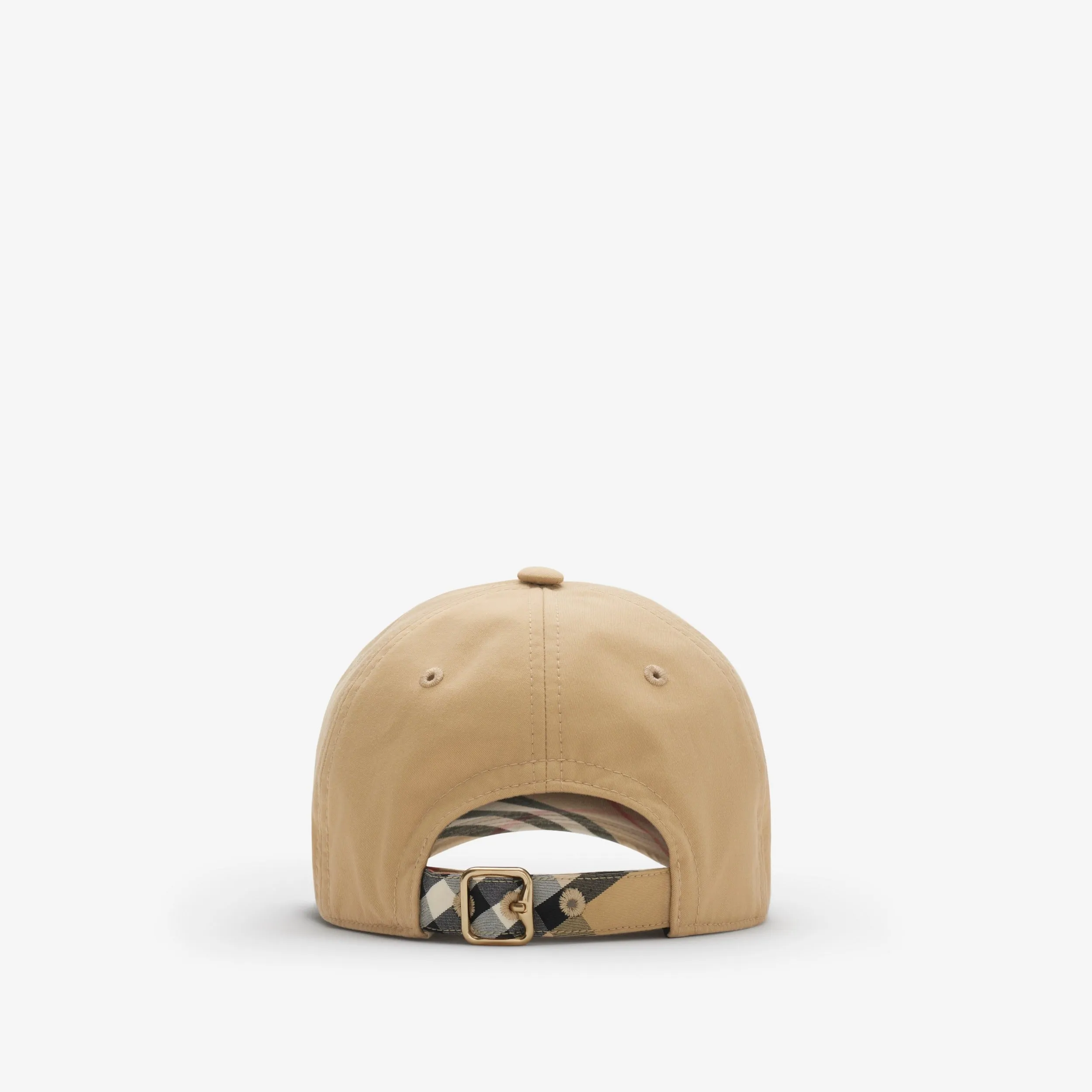 Burberry Gabardine Baseball Cap in Flax/Sand