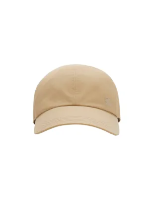 Burberry Gabardine Baseball Cap in Flax/Sand