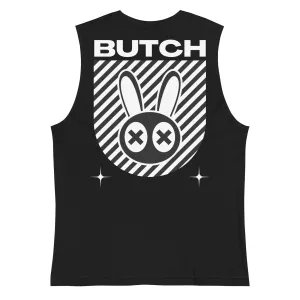 Butch Pride Muscle Shirt Lesbian Queer Streetwear Black Relaxed Fit Sleeveless Tank Top