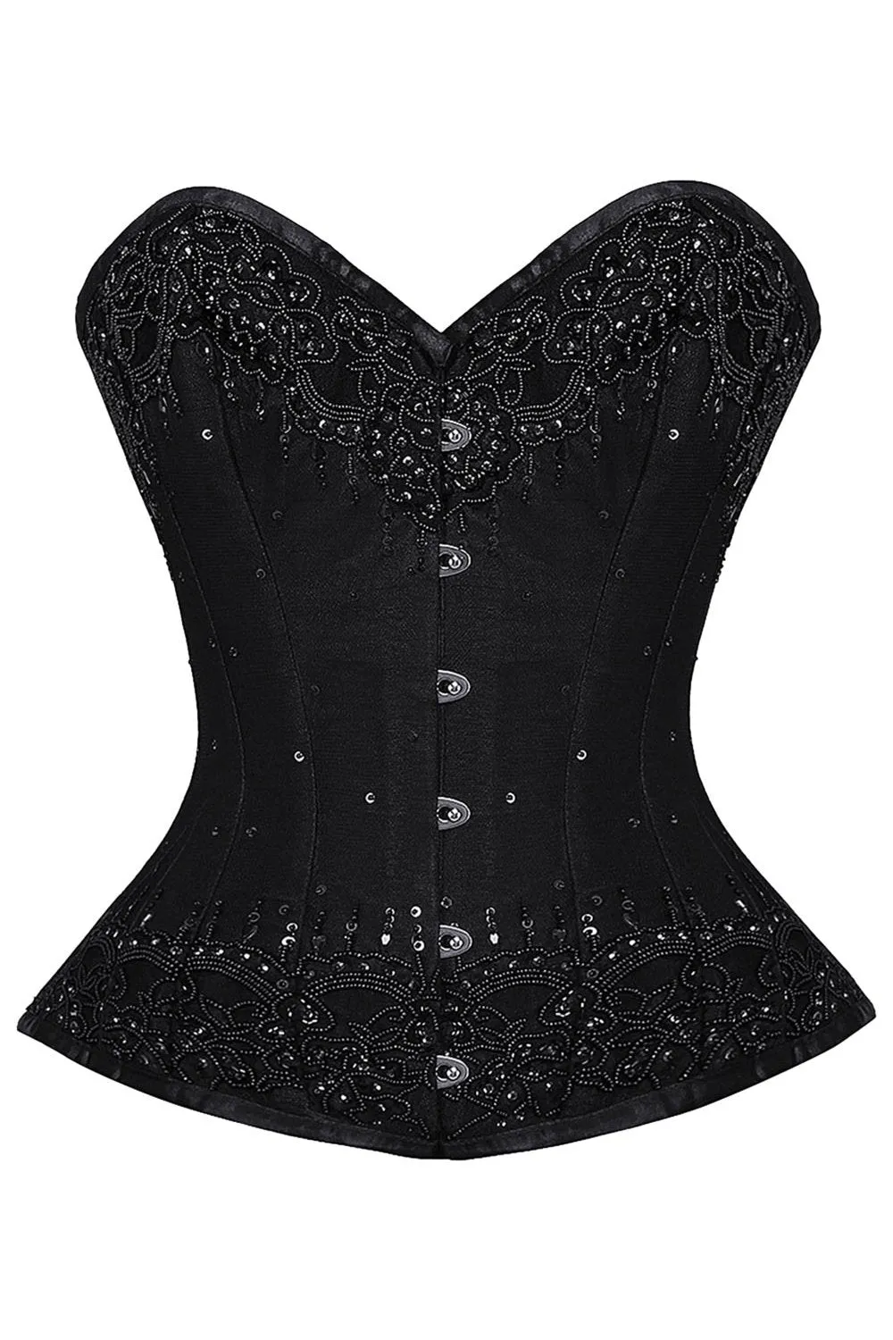 Carita Black Overbust Couture Corset