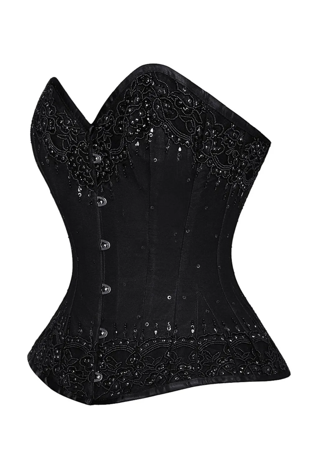 Carita Black Overbust Couture Corset
