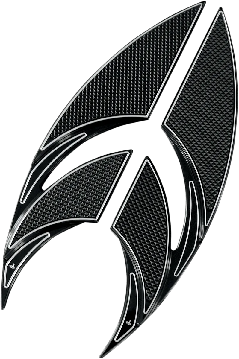 Carl Brouhard Designs FB-R002-C Elite Edge Passenger Floorboards - Chrome