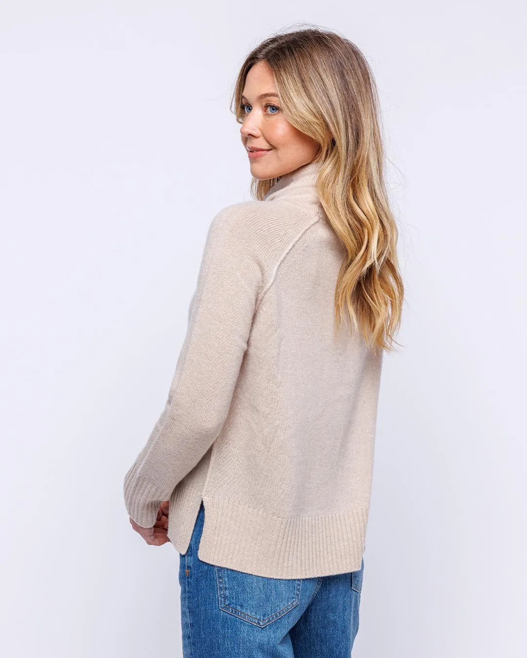 Cashmere Drawstring Funnel
