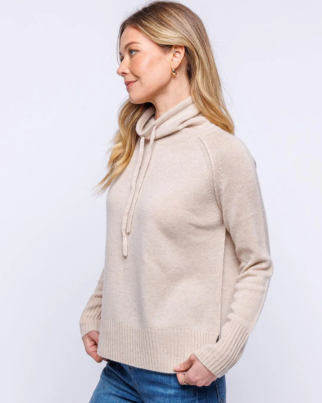 Cashmere Drawstring Funnel