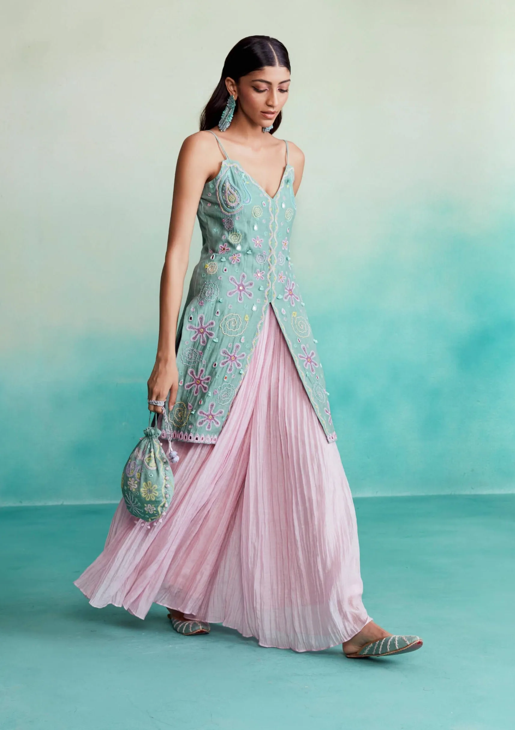 Celestial kurta and sharara