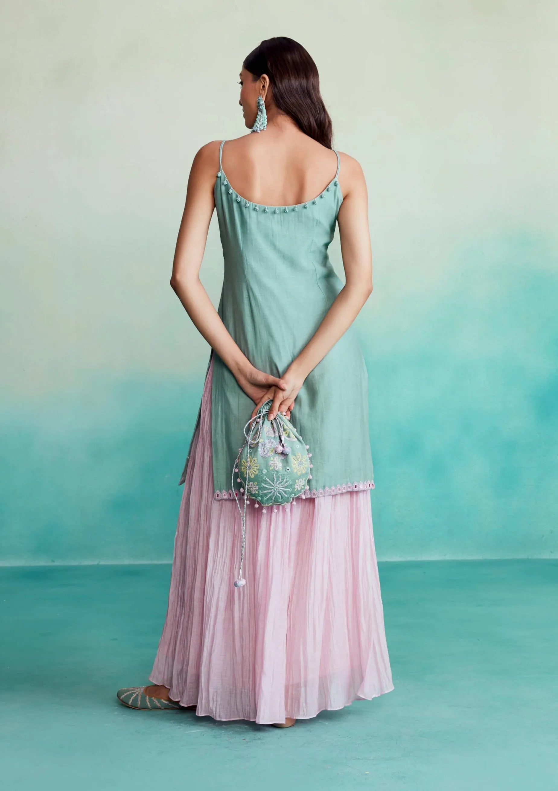 Celestial kurta and sharara