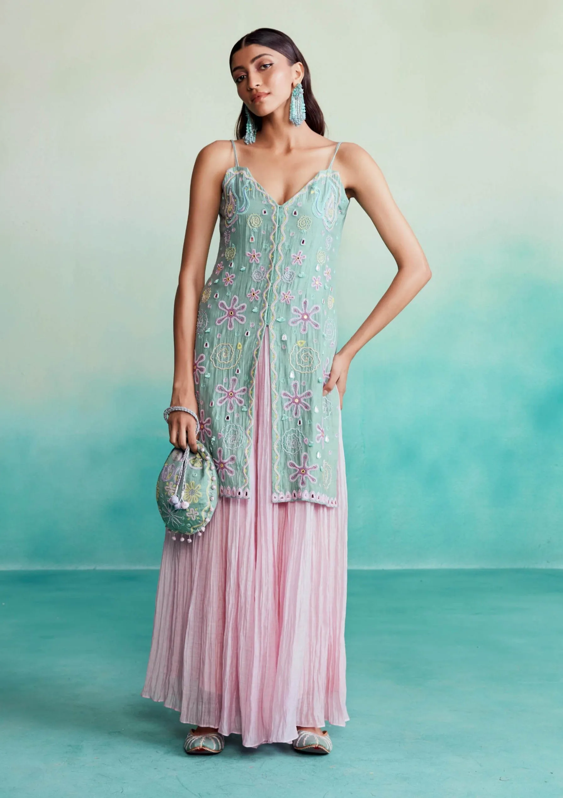 Celestial kurta and sharara