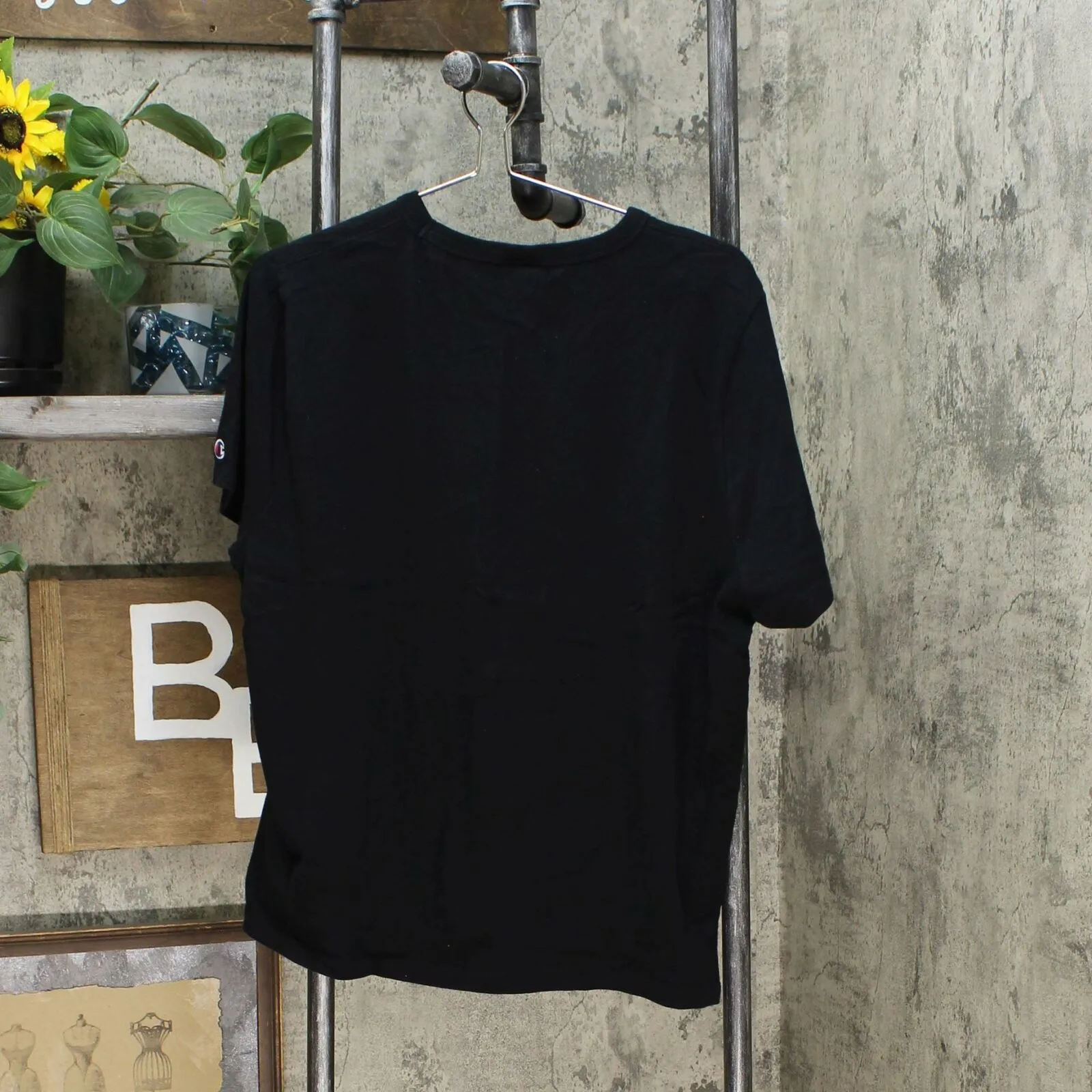 Champion Women's Classic Logo T-Shirt Black XXL