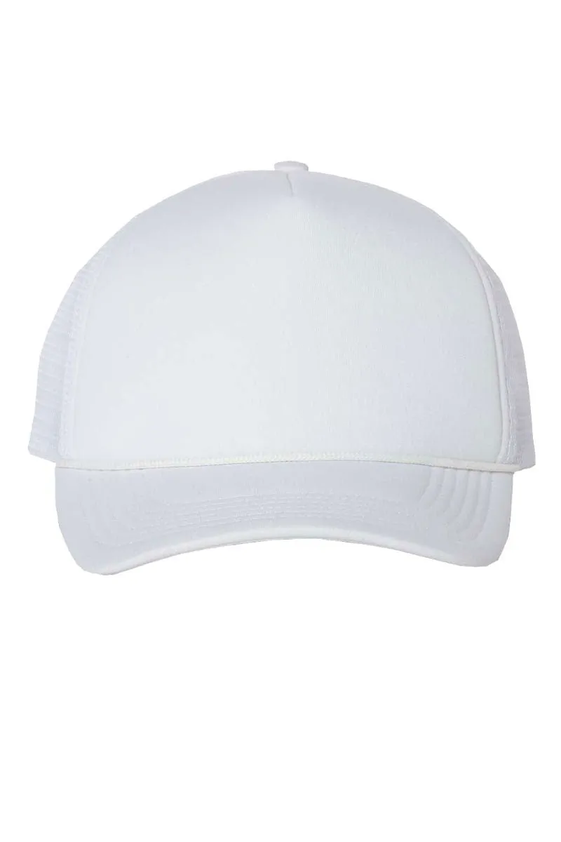 Checkered Charm Foam Mesh Back Trucker Cap