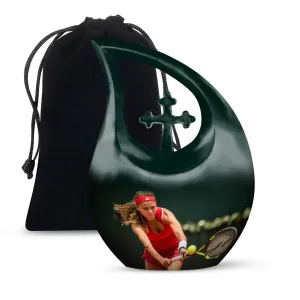 Cherished Memories: Sports-Themed Memorial Urn