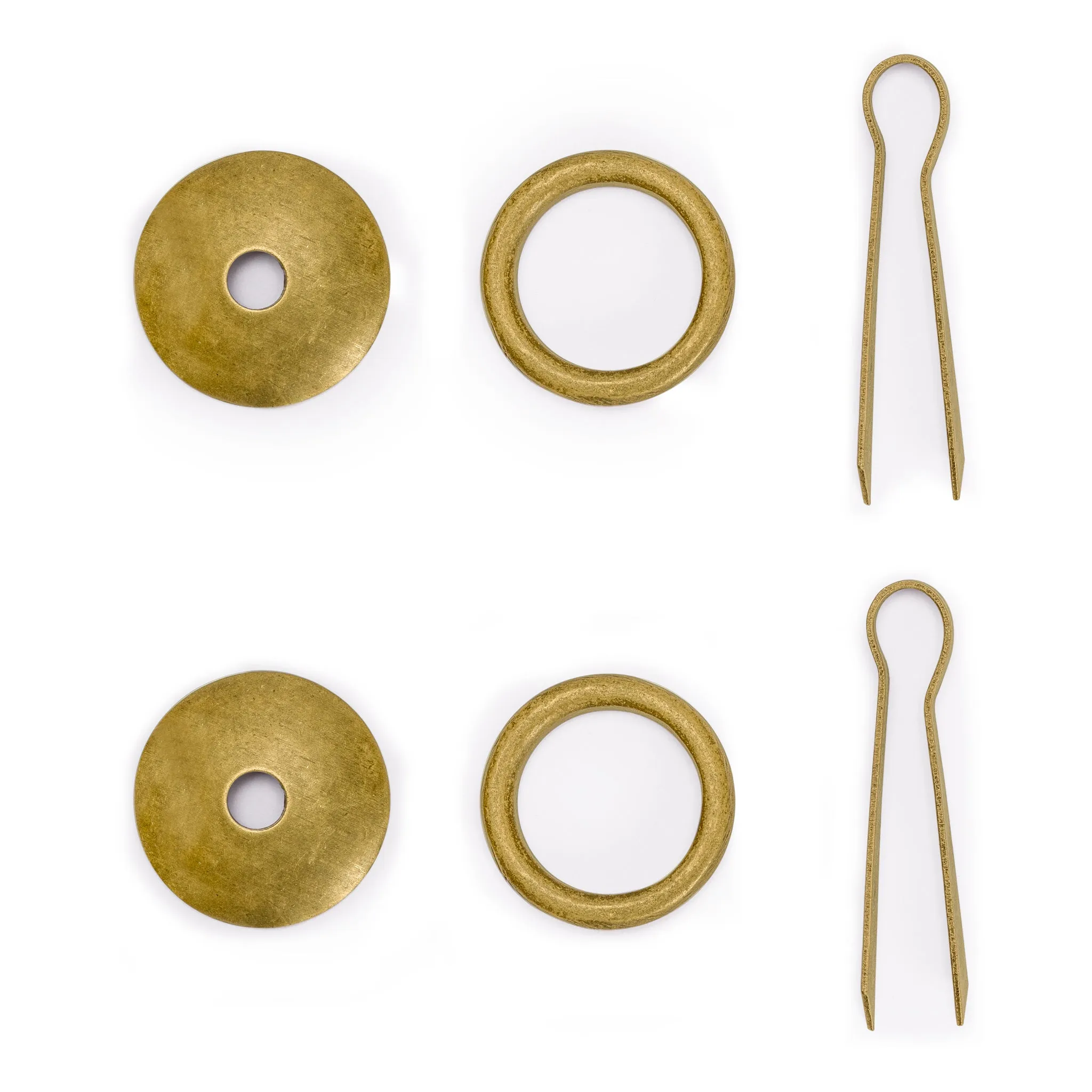 Chinese Medicine Cabinet Pulls 1.6" - Set of 2