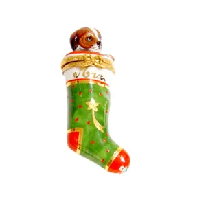 Christmas Stocking w Puppy