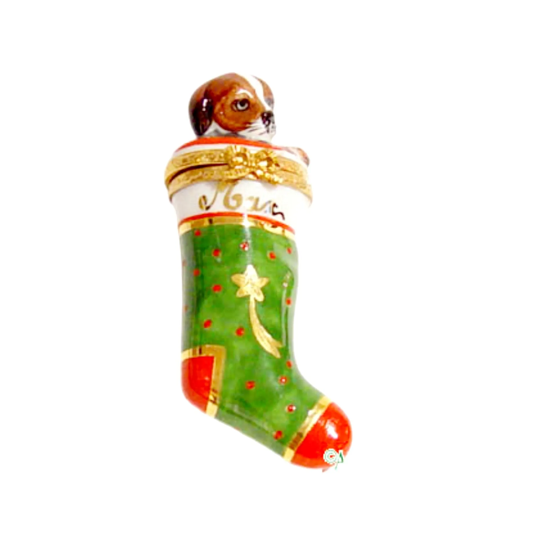 Christmas Stocking w Puppy