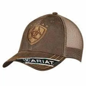CL1515602 Cap Ball ARIAT Brown Velcro/Snap Back