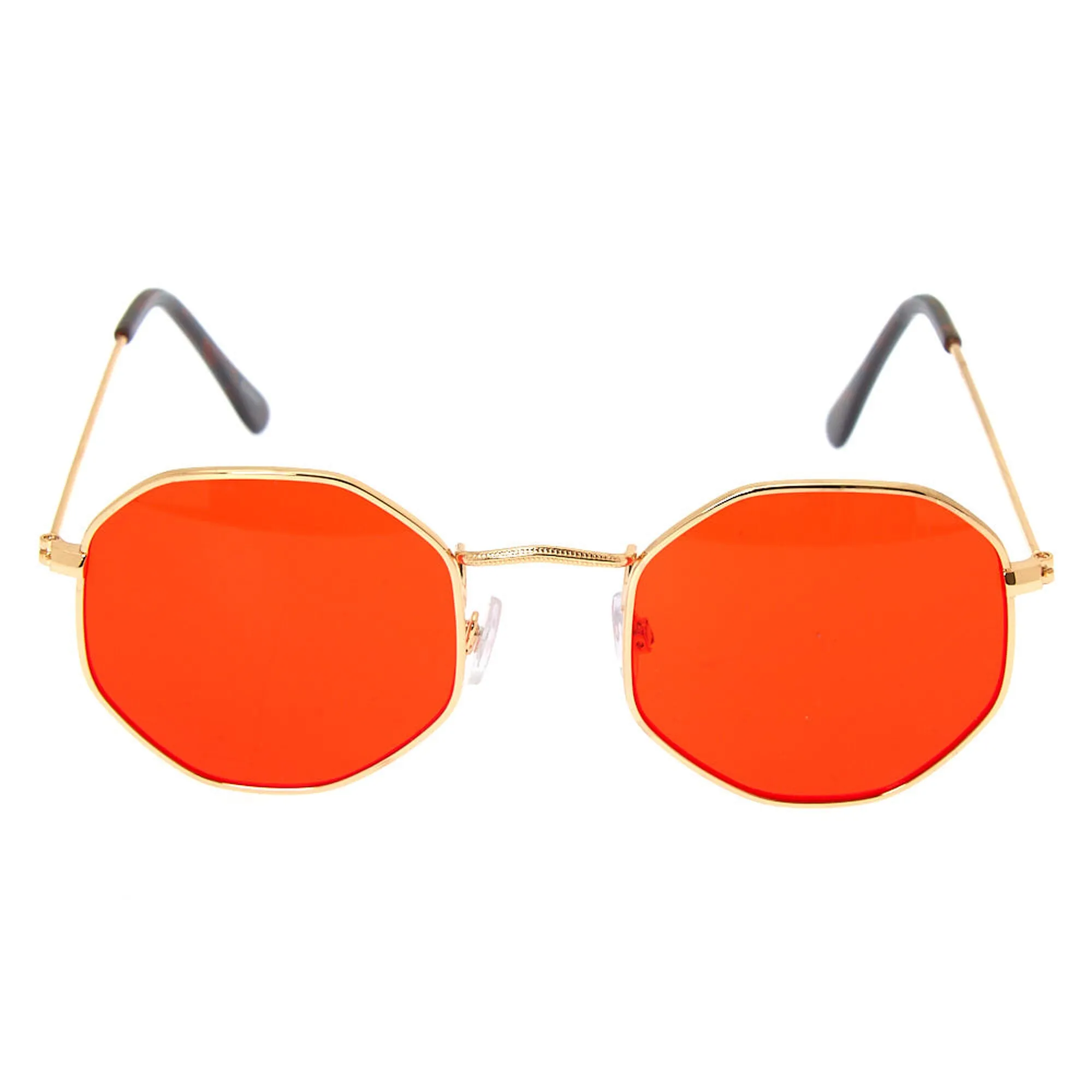 Claire's Octagonal Sunglasses - Red