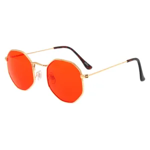 Claire's Octagonal Sunglasses - Red