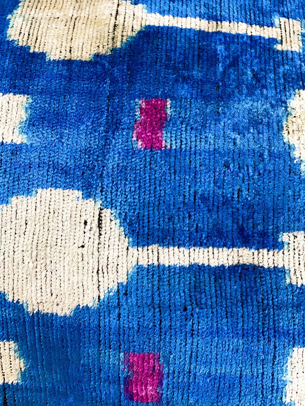 Classic Electric Blue Square Pillow Cover