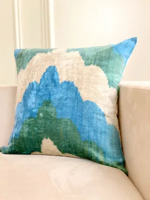 Classic Ocean Hues Square Pillow Cover