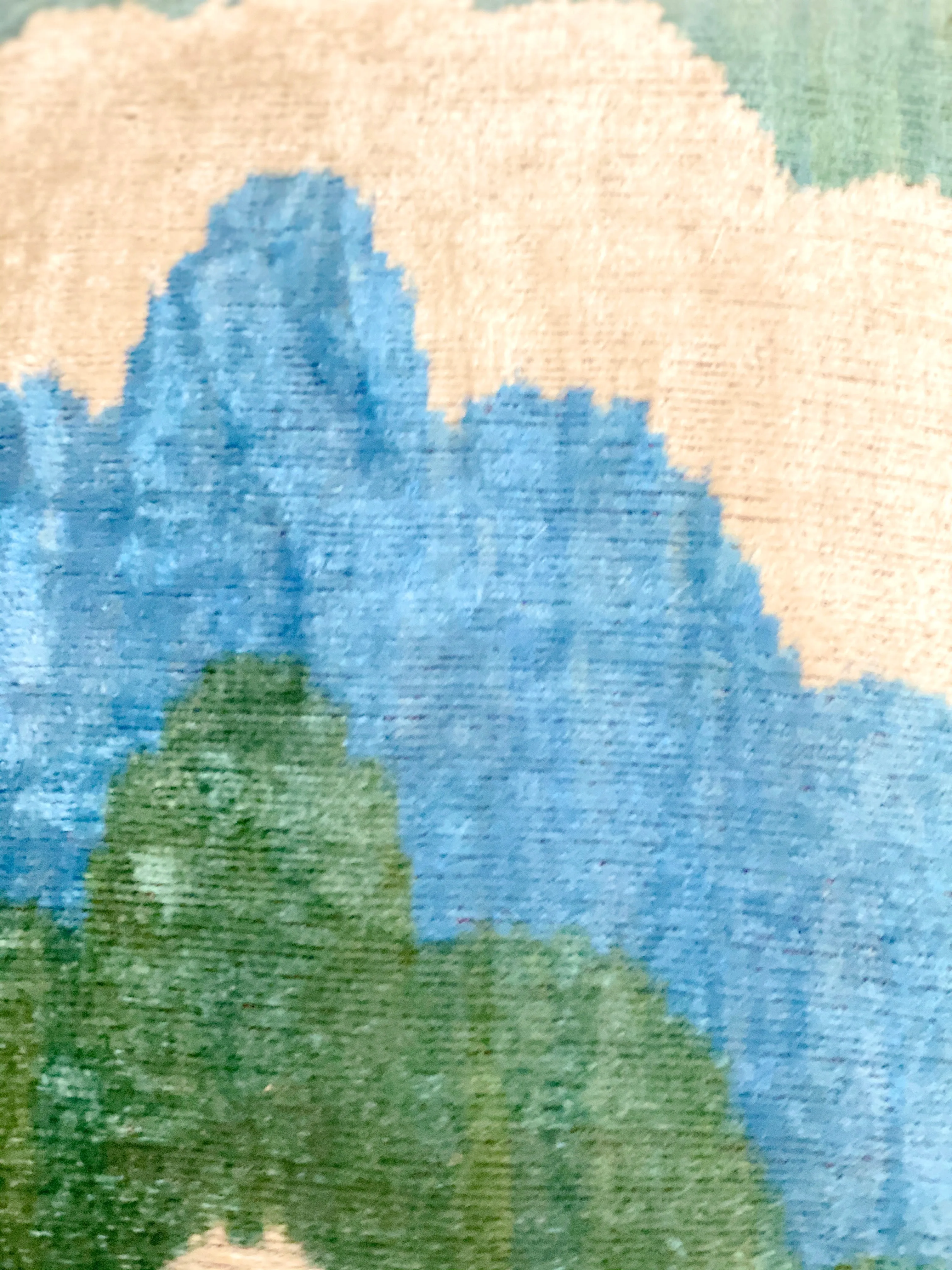 Classic Ocean Hues Square Pillow Cover