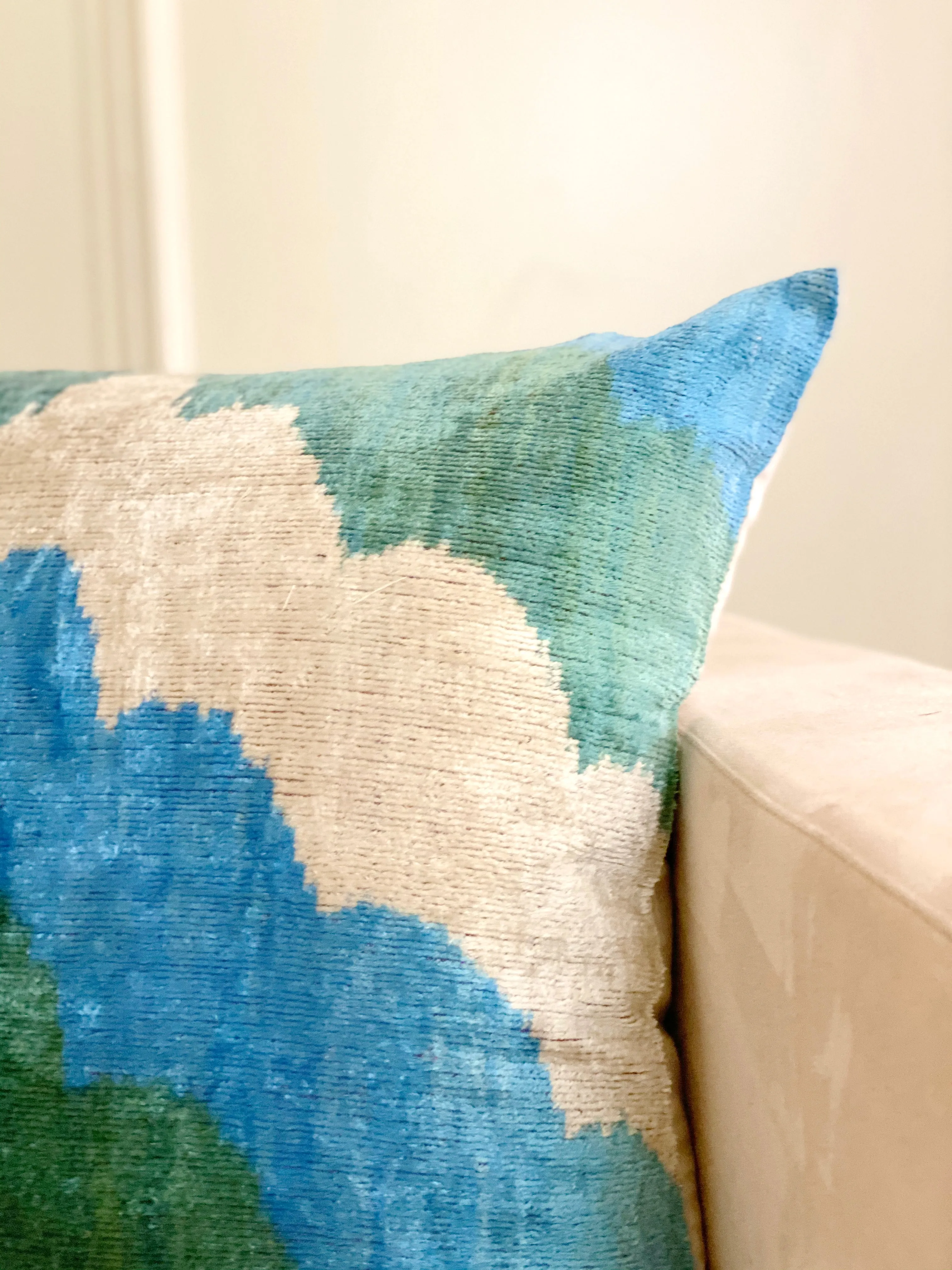 Classic Ocean Hues Square Pillow Cover