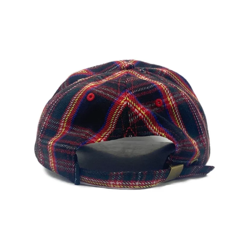 Classic Stingwater Melting Logo Hat Black Tartan