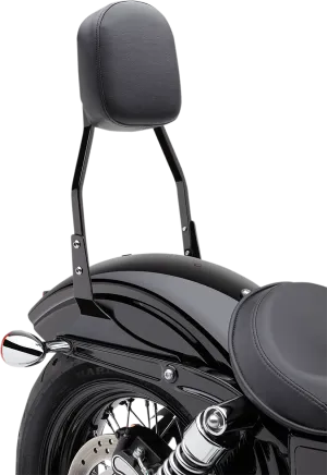 Cobra 602-1154B Standard Square Sissy Bar - Black Powder-Coated