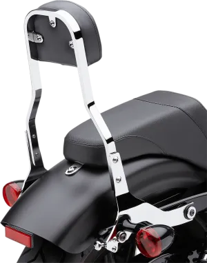 Cobra 602-2041 Short Detachable Backrest - Chrome