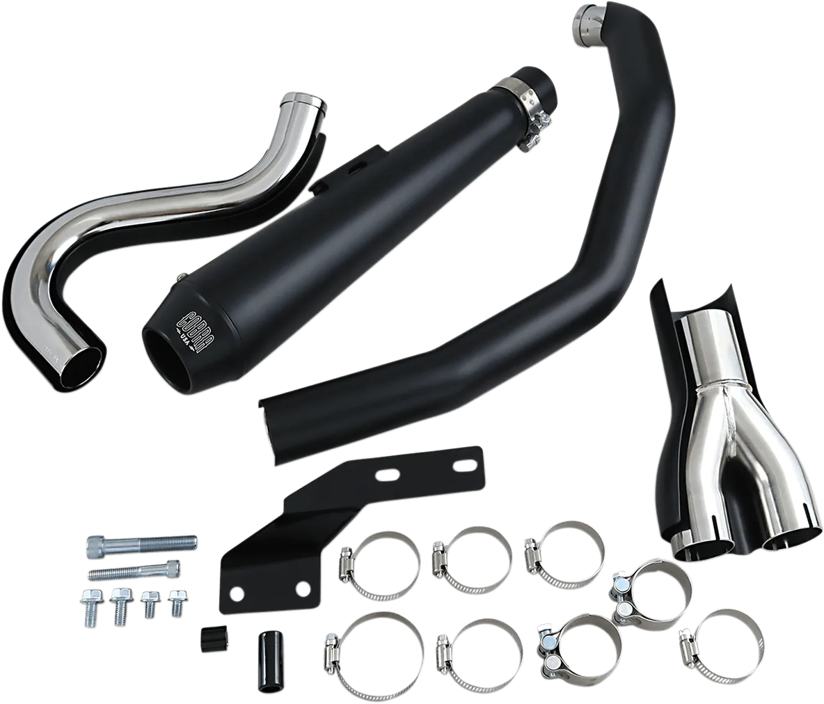 Cobra 6485B El Diablo 3.5in. 2-Into-1 Exhaust System - Black
