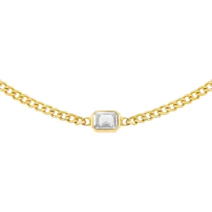Colored Baguette Cuban Choker