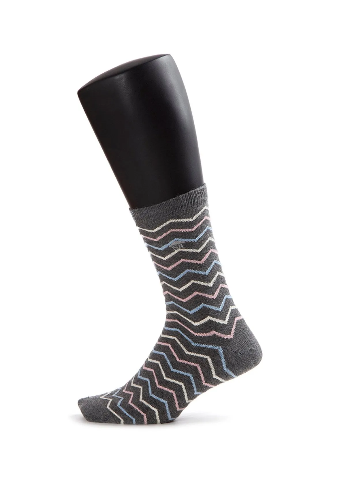 Colored Waves Design Women Socks