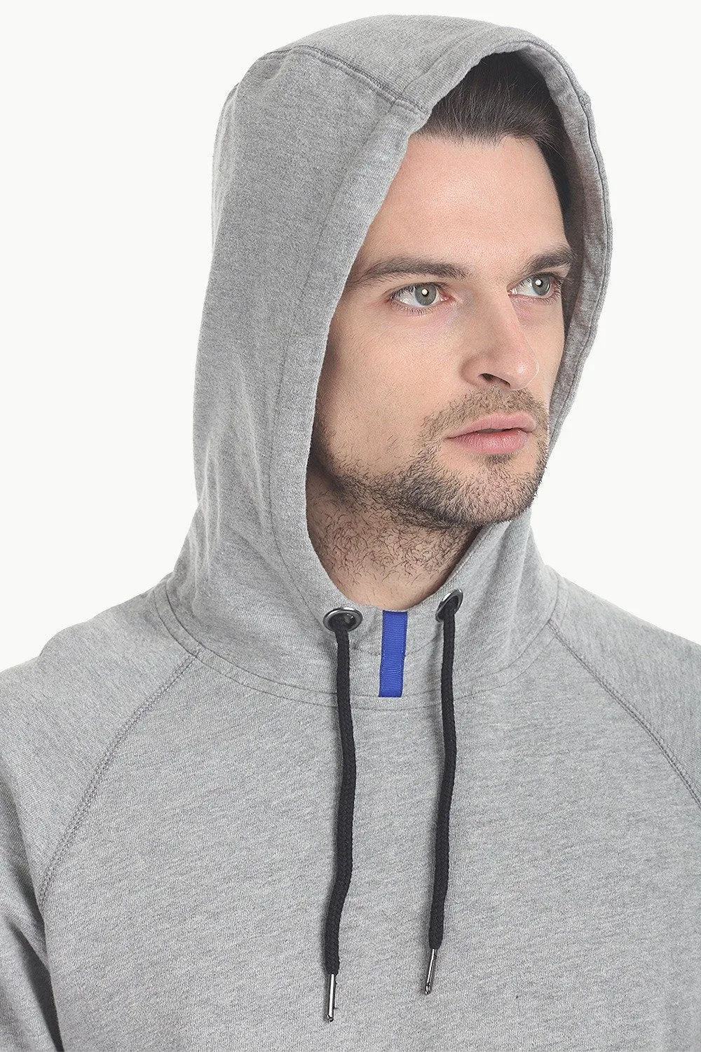 Cotton Fleece Hoodie With Zipper