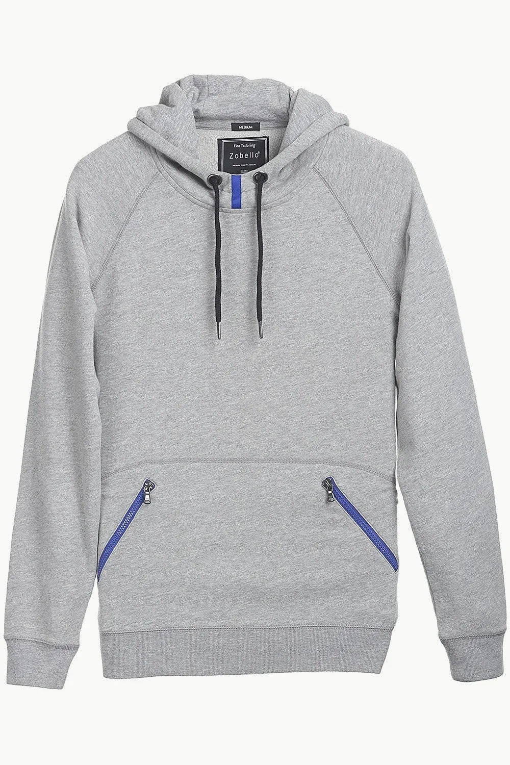 Cotton Fleece Hoodie With Zipper